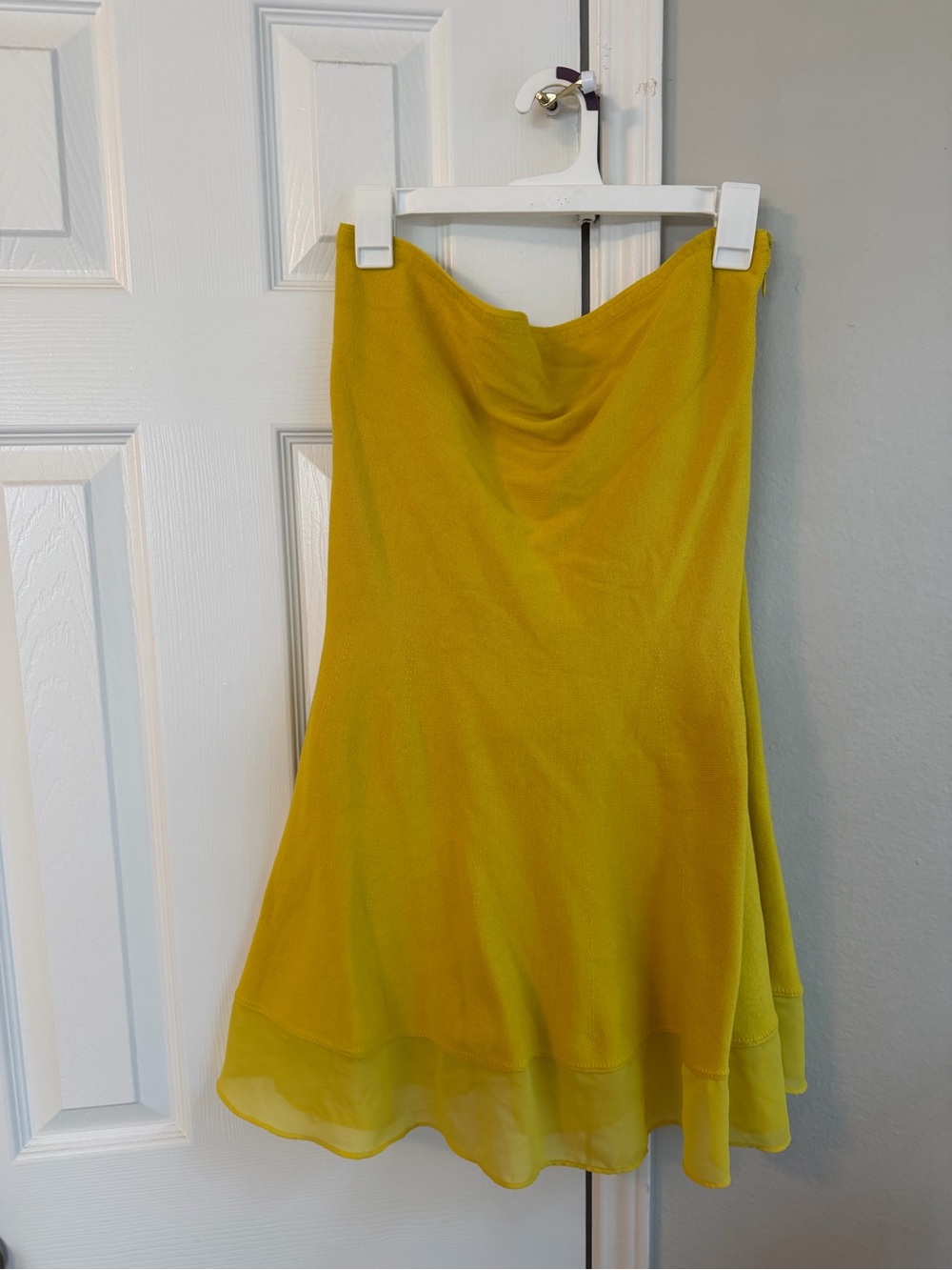 Sunshine Yellow Strapless Dress
